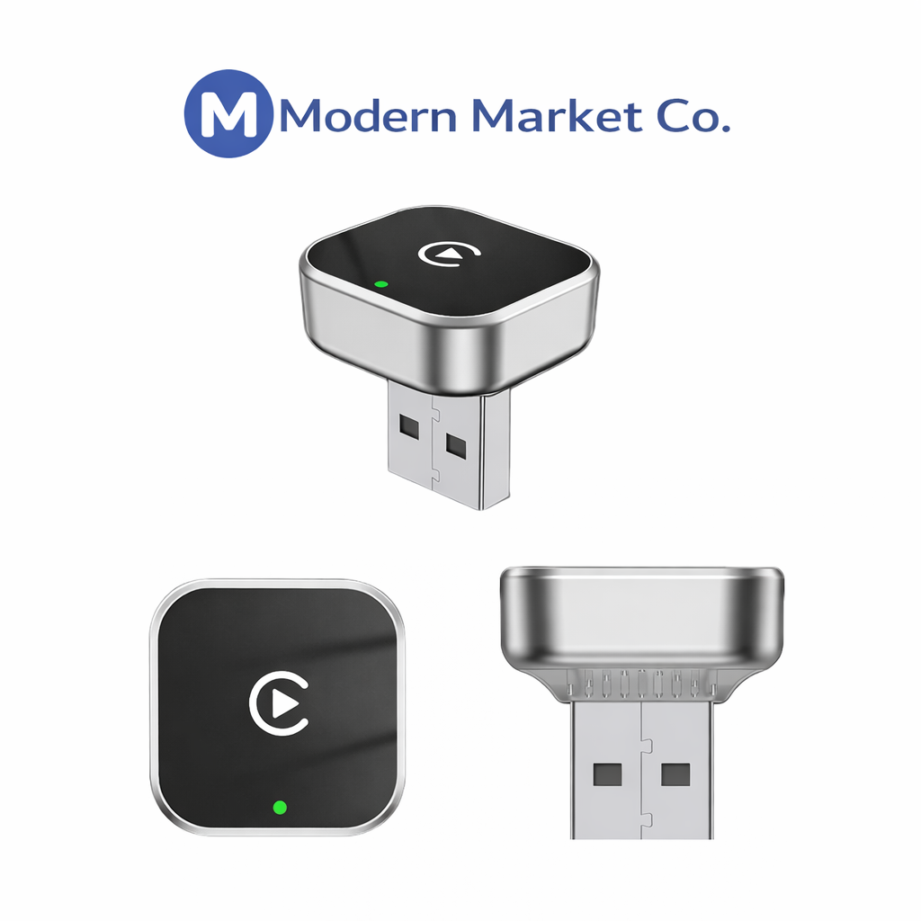 Wireless CarPlay Adapter for wired CarPlay & Android Auto